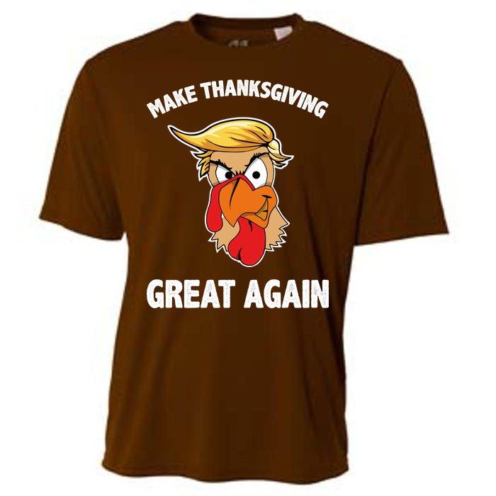 Make Thanksgiving Great Again Donald Trump Cooling Performance Crew T-Shirt