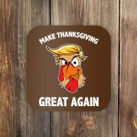 Make Thanksgiving Great Again Donald Trump Coaster