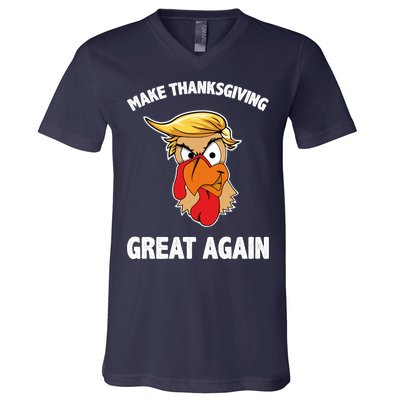 Make Thanksgiving Great Again Donald Trump V-Neck T-Shirt