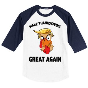 Make Thanksgiving Great Again Donald Trump Baseball Sleeve Shirt