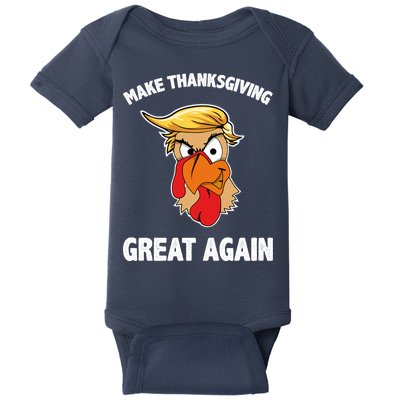 Make Thanksgiving Great Again Donald Trump Baby Bodysuit