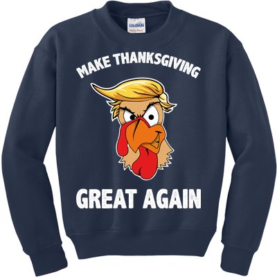 Make Thanksgiving Great Again Donald Trump Kids Sweatshirt