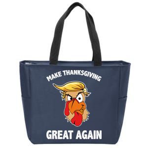 Make Thanksgiving Great Again Donald Trump Zip Tote Bag