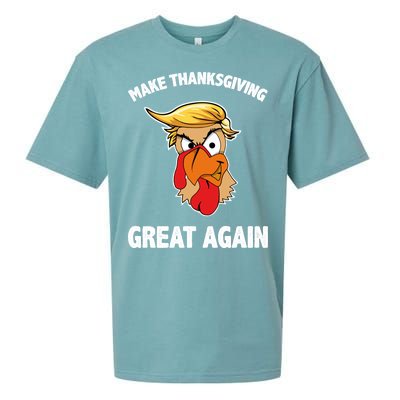 Make Thanksgiving Great Again Donald Trump Sueded Cloud Jersey T-Shirt