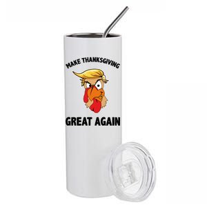 Make Thanksgiving Great Again Donald Trump Stainless Steel Tumbler