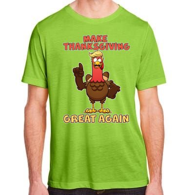 Make Thanksgiving Great Again Trump Turkey Adult ChromaSoft Performance T-Shirt