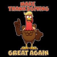 Make Thanksgiving Great Again Trump Turkey Baby Bodysuit