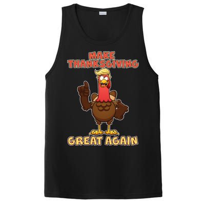 Make Thanksgiving Great Again Trump Turkey PosiCharge Competitor Tank