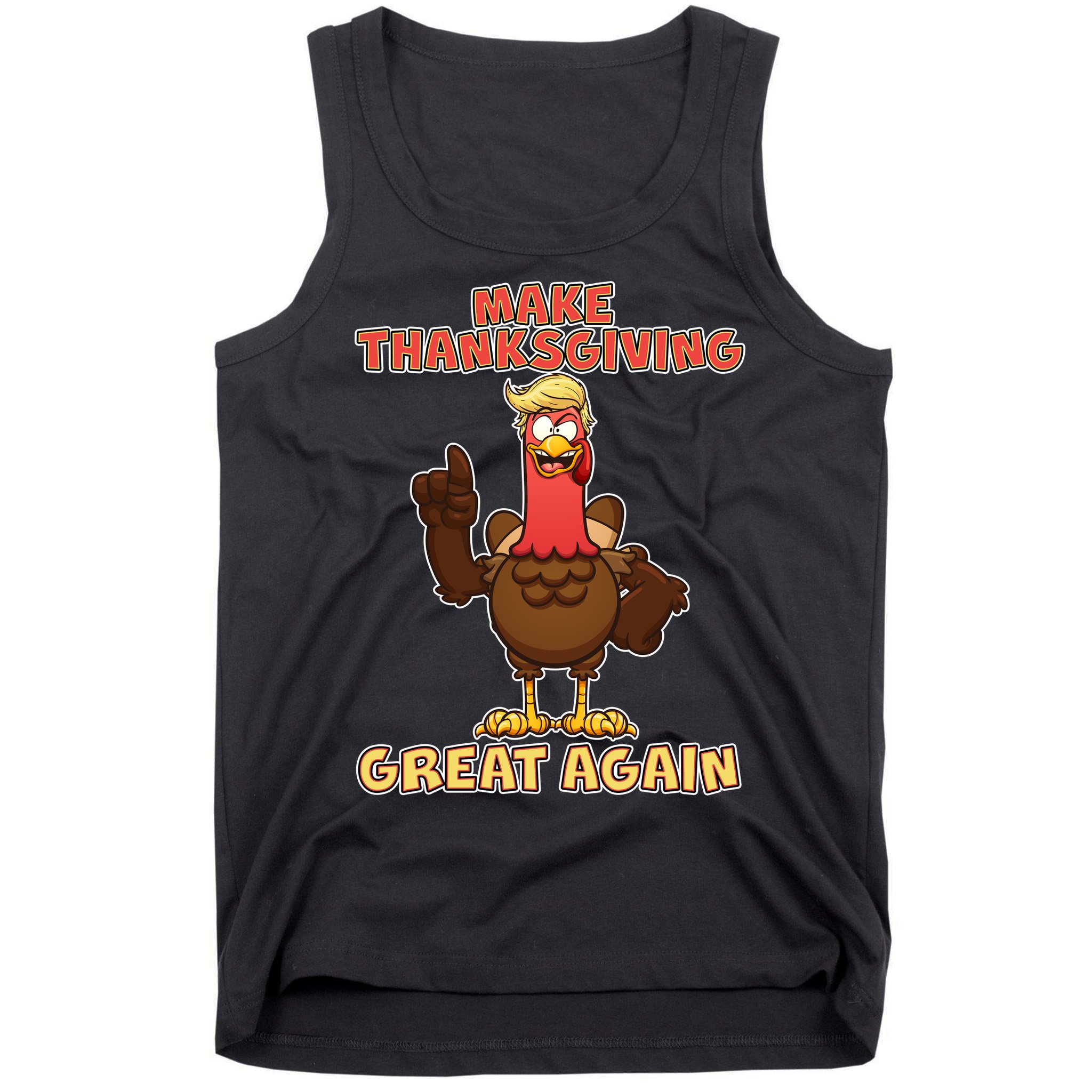 Make Thanksgiving Great Again Trump Turkey Tank Top