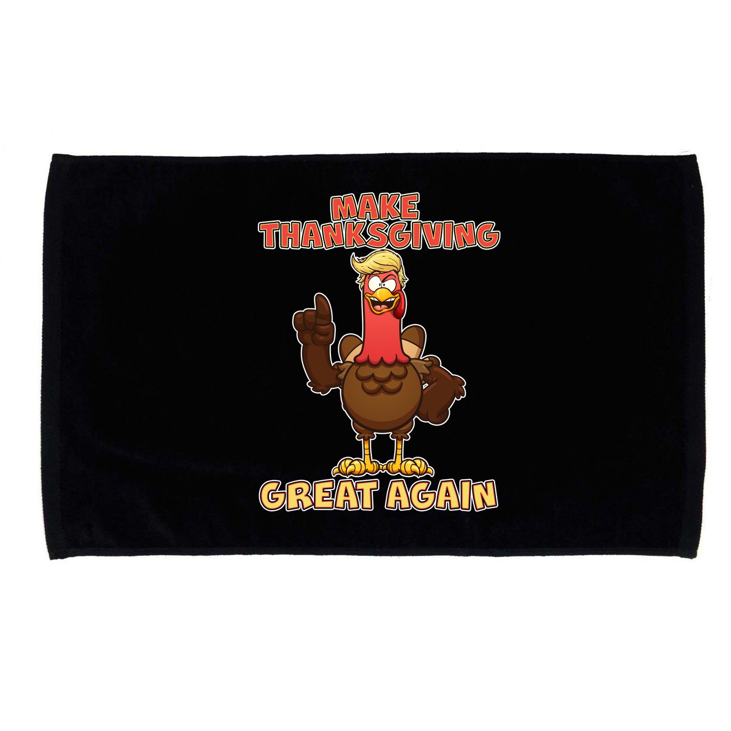Make Thanksgiving Great Again Trump Turkey Microfiber Hand Towel