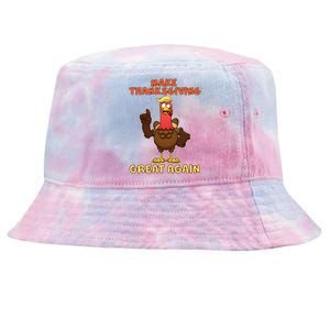 Make Thanksgiving Great Again Trump Turkey Tie-Dyed Bucket Hat