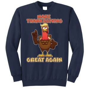 Make Thanksgiving Great Again Trump Turkey Sweatshirt