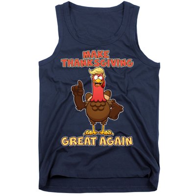 Make Thanksgiving Great Again Trump Turkey Tank Top