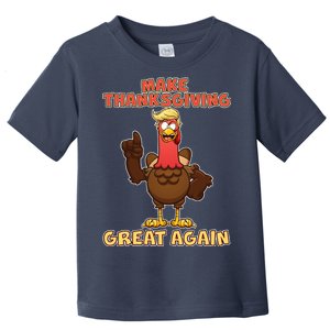 Make Thanksgiving Great Again Trump Turkey Toddler T-Shirt