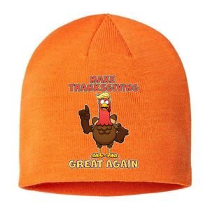 Make Thanksgiving Great Again Trump Turkey Sustainable Beanie