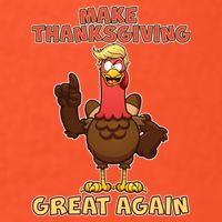 Make Thanksgiving Great Again Trump Turkey Visor