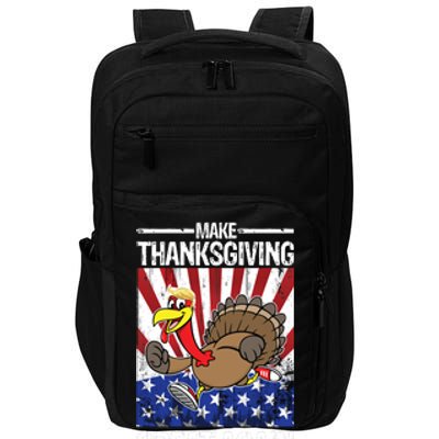 Make Thanksgiving Great Again Turkey Impact Tech Backpack