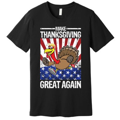 Make Thanksgiving Great Again Turkey Premium T-Shirt