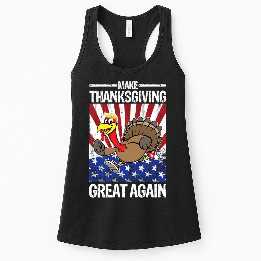 Make Thanksgiving Great Again Turkey Womens Tank Top