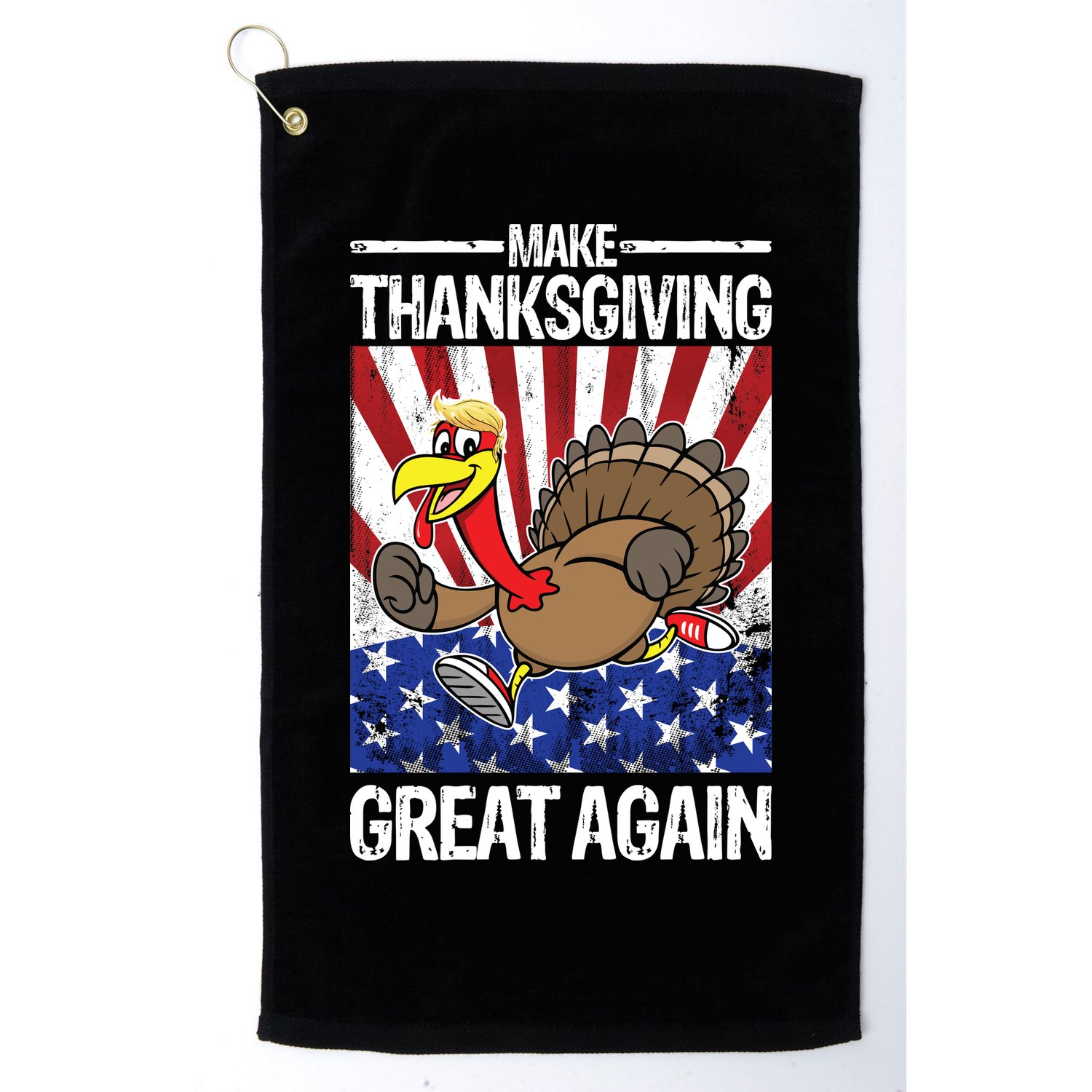 Make Thanksgiving Great Again Turkey Golf Towel