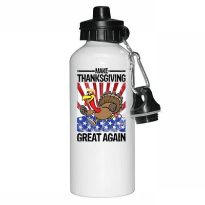 Make Thanksgiving Great Again Turkey Aluminum Water Bottle