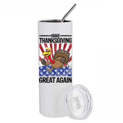 Make Thanksgiving Great Again Turkey Stainless Steel Tumbler