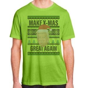 Make X-Mas Great Again Ugly Christmas Adult ChromaSoft Performance T-Shirt