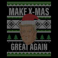 Make X-Mas Great Again Ugly Christmas 16 in Basic Backpack