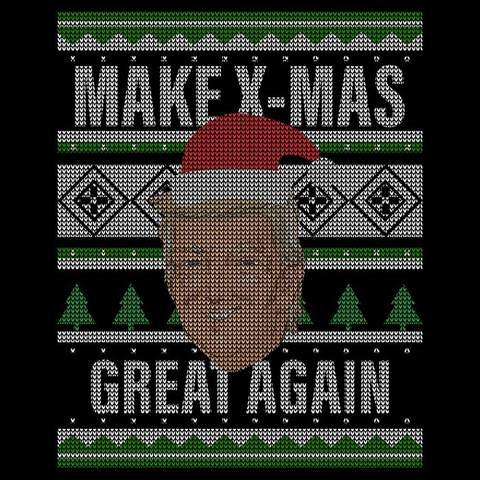 Make X-Mas Great Again Ugly Christmas 16 in Basic Backpack
