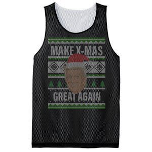 Make X-Mas Great Again Ugly Christmas Mesh Reversible Basketball Jersey Tank