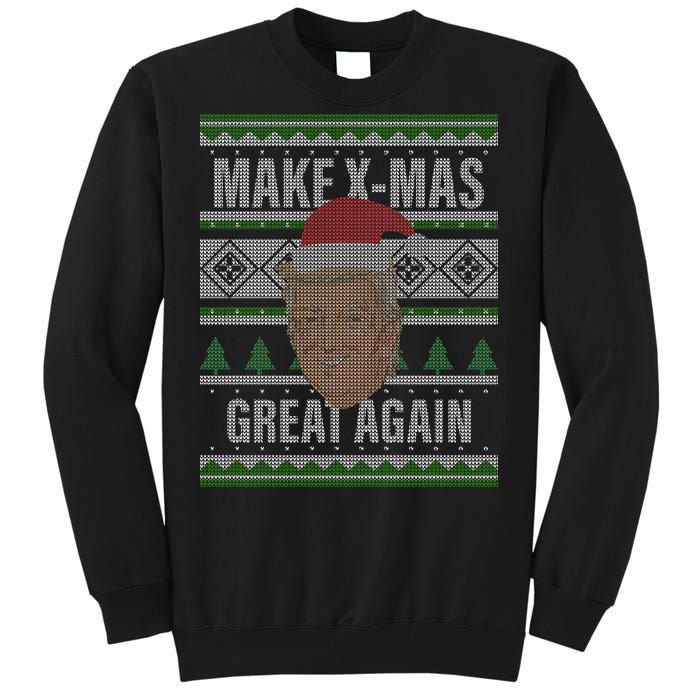 Make X-Mas Great Again Ugly Christmas Tall Sweatshirt