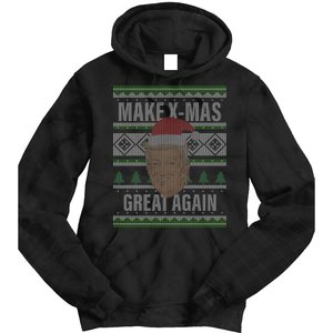 Make X-Mas Great Again Ugly Christmas Tie Dye Hoodie