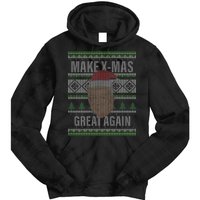 Make X-Mas Great Again Ugly Christmas Tie Dye Hoodie