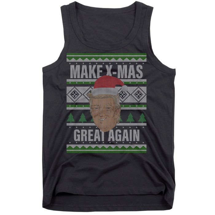 Make X-Mas Great Again Ugly Christmas Tank Top