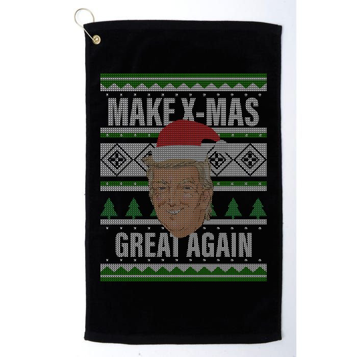 Make X-Mas Great Again Ugly Christmas Golf Towel