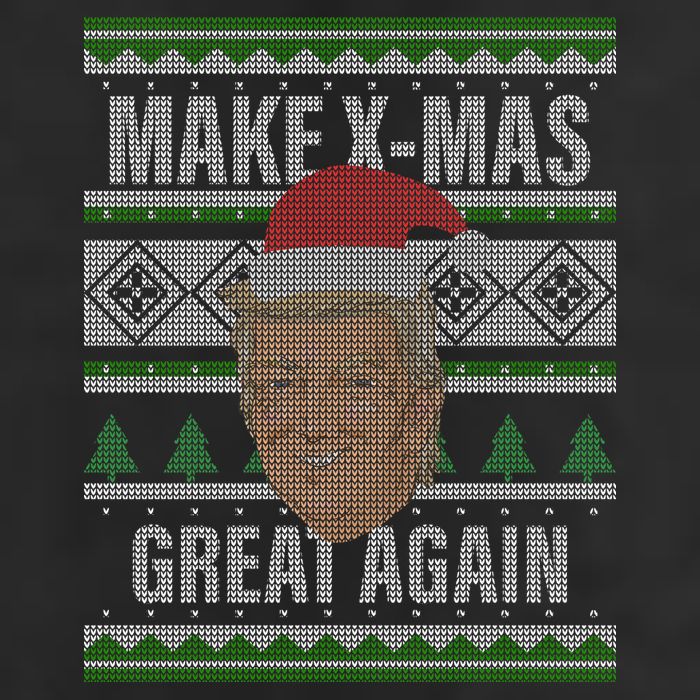 Make X-Mas Great Again Ugly Christmas Golf Towel