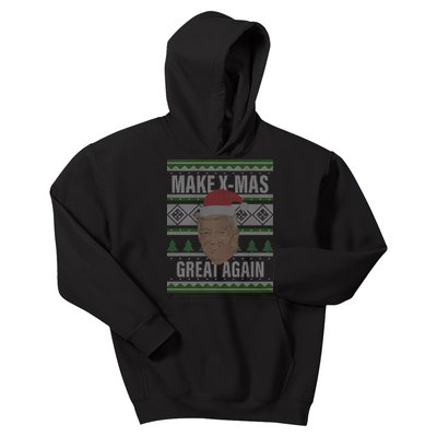 Make X-Mas Great Again Ugly Christmas Kids Hoodie