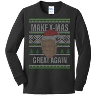 Make X-Mas Great Again Ugly Christmas Kids Long Sleeve Shirt