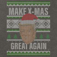 Make X-Mas Great Again Ugly Christmas Cotton Canvas Backpack
