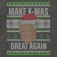 Make X-Mas Great Again Ugly Christmas Vector Backpack