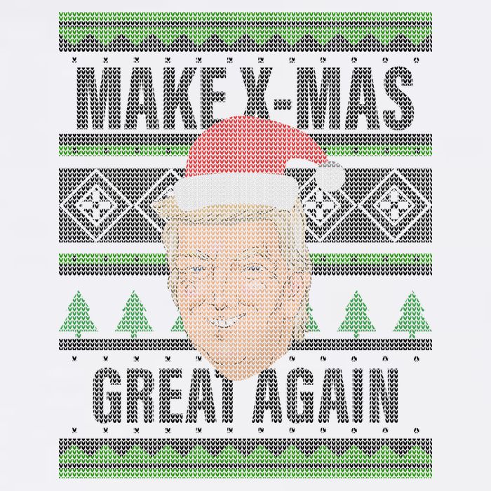 Make X-Mas Great Again Ugly Christmas Garment-Dyed Sweatshirt