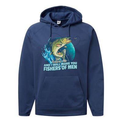 Make You Fishers Of Men Performance Fleece Hoodie