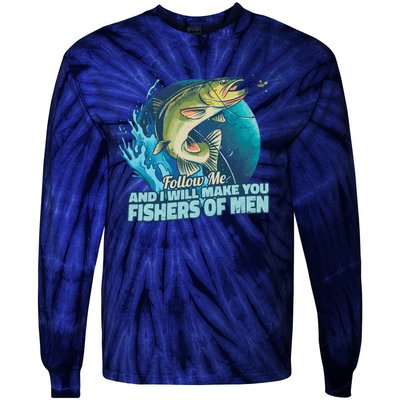 Make You Fishers Of Men Tie-Dye Long Sleeve Shirt