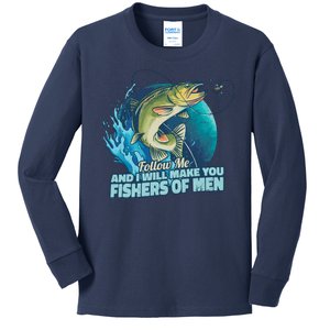 Make You Fishers Of Men Kids Long Sleeve Shirt