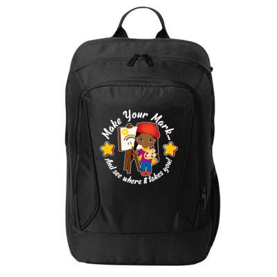 Make Your Mark And See Where It Takes You City Backpack