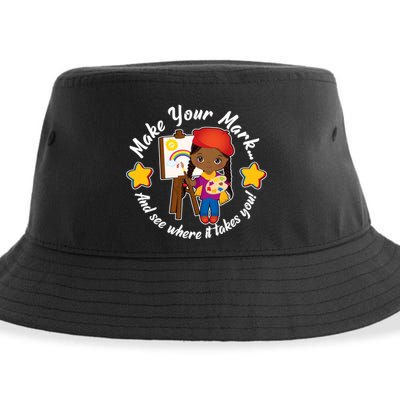 Make Your Mark And See Where It Takes You Sustainable Bucket Hat
