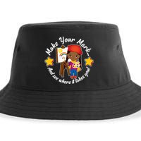 Make Your Mark And See Where It Takes You Sustainable Bucket Hat
