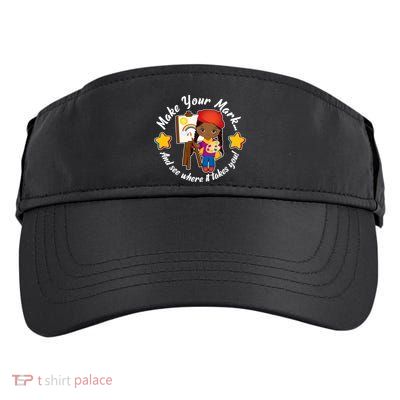 Make Your Mark And See Where It Takes You Adult Drive Performance Visor