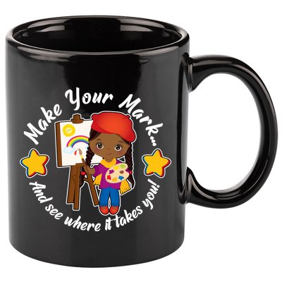 Make Your Mark And See Where It Takes You 11oz C Handle Ceramic Mug