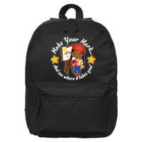 Make Your Mark And See Where It Takes You 16 in Basic Backpack